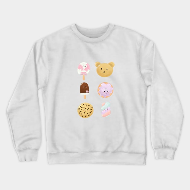 Cute desserts Crewneck Sweatshirt by Mydrawingsz